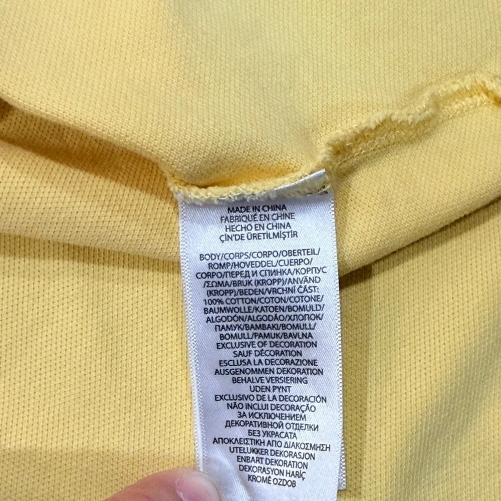 Ralph Lauren Men's Light Yellow Polo Short Sleeve Shirt Size L - Picture 8 of 8